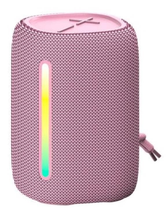 Forever Trådlös Högtalare Bluetooth 10W BS-10 LED - Rosa