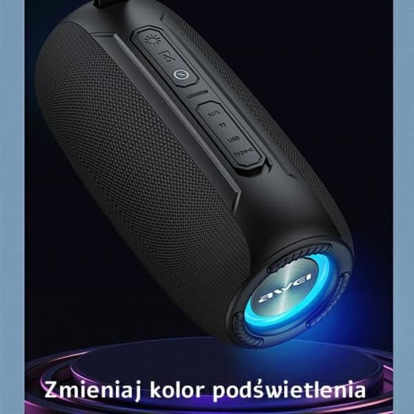 Awei Vattentät Bluetooth Högtalare Y370 - Svart