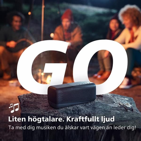 Philips GO Trådlös Högtalare TAS4807 - Svart