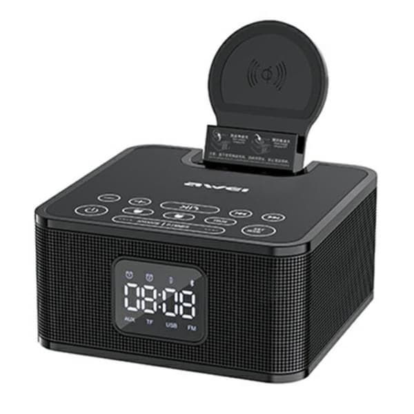 Awei Bluetooth Högtalare Med Trådlös Laddare Y332 - Svart