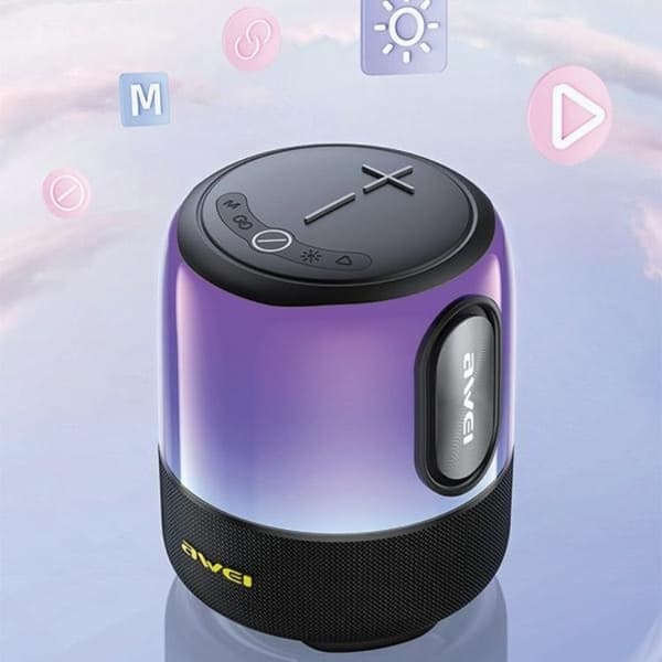 Awei Vattentät TWS Bluetooth Högtalare Y680 - Svart