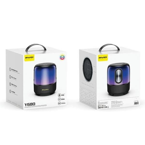 Awei Vattentät TWS Bluetooth Högtalare Y680 - Svart