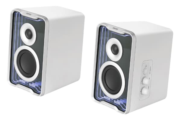 Edifier QR30 työpöytäkaiutin valkoinen Bluetooth RGB vähittäismyynti - Kaiutin (QR30-WT)