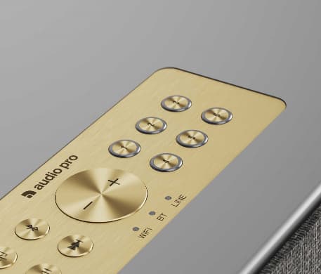 Audio Pro Addon C10 MKII - Högtalare - trådlös - Bluetooth, IEEE 802.11b/g/n/ac - 80 Watt - grå