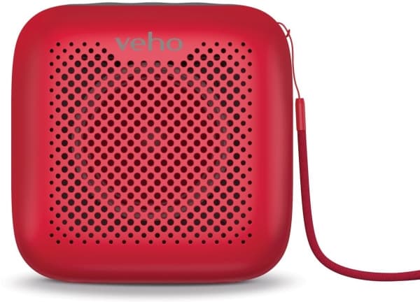 Veho MZ-4 PORTABLE BLUETOOTH SPEAKER-RED, Wireless