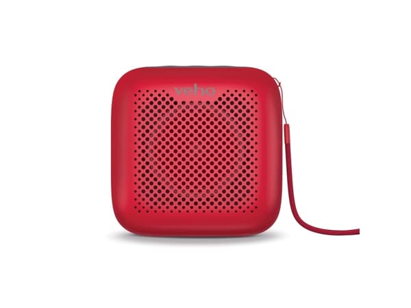 Veho MZ-4 PORTABLE BLUETOOTH SPEAKER-RED, Wireless