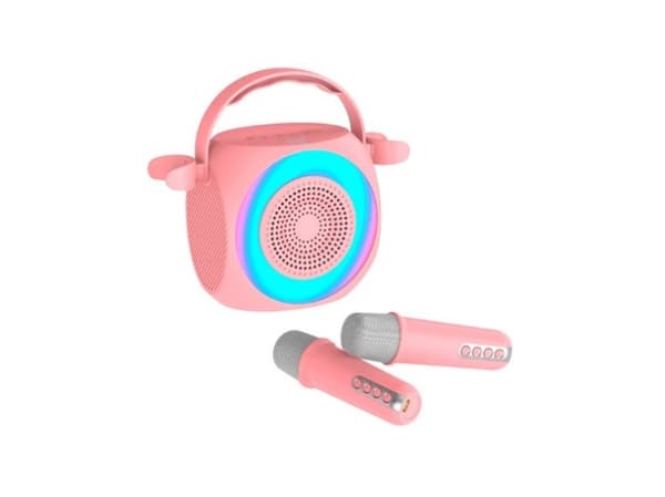 PINK COOL MINI KARAOKE SPEAKER 6W