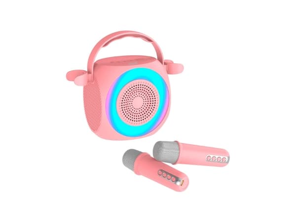 PINK COOL MINI KARAOKE PARTY 6W KARAOKE SPEAKER