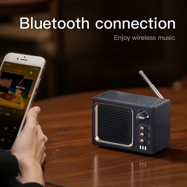 BT 5.0 White Noise Sleep Speaker Ljudbox Trådlös musikspelare med FM-radio