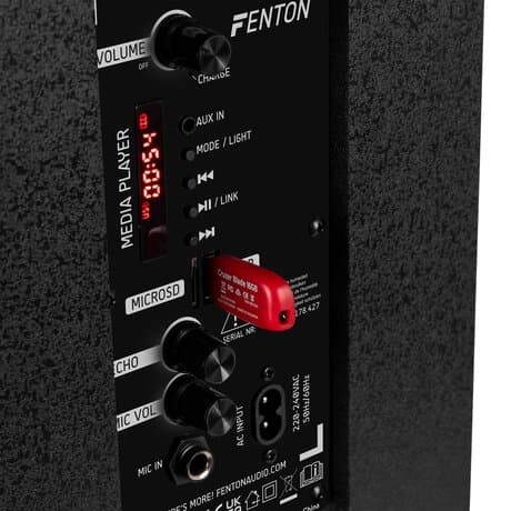 Fenton LIVE290 Karaoke Station med ljusshow 2x 8”