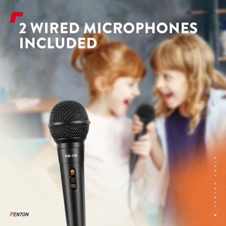 Fenton LIVE290 Karaoke Station med ljusshow 2x 8”