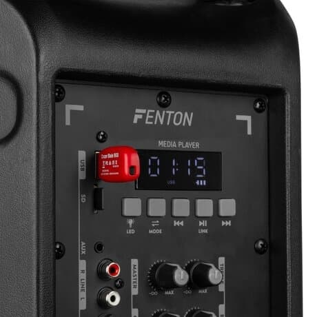 Fenton FT12LED MK2 Bärbart Ljudsystem 12" 700W peak effekt