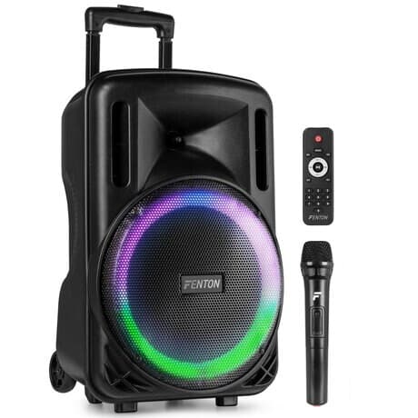 Fenton FT12LED MK2 Bärbart Ljudsystem 12" 700W peak effekt Svart