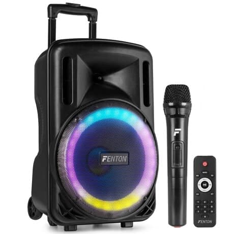 Fenton FT10LED MK2 Bärbart Ljudsystem 10" 450W peak effekt Svart