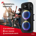 Miniatyrbild 5 av 11: Fenton FT212LED MK2 Bärbart Ljudsystem 2x 12" 1400W peak effekt