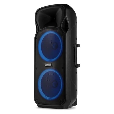 Fenton FT212LED MK2 Bärbart Ljudsystem 2x 12" 1400W peak effekt