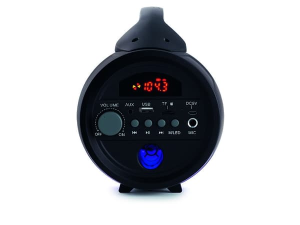Bigben Interactive PARTYBTLITE, 50 W, Langallinen & langaton, Micro-USB, USB A-tyyppi, Musta, Rotaatio, Universaali