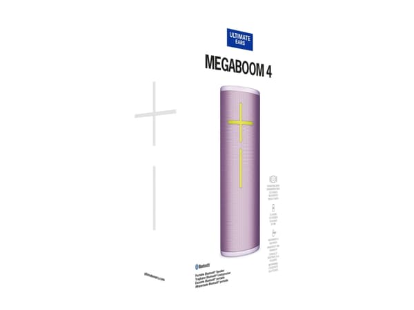Ultimate Ears MEGABOOM 4 - Høyttaler - for bærbar bruk - trådløs - Bluetooth - Appstyrt - fortryllende lilac