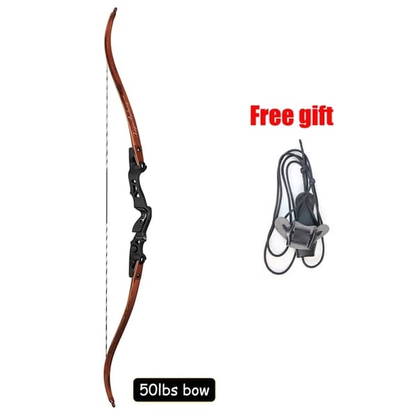 Recurve Bue, ILF System, Vægtområde på 25-60lbs, træ 35lbs
