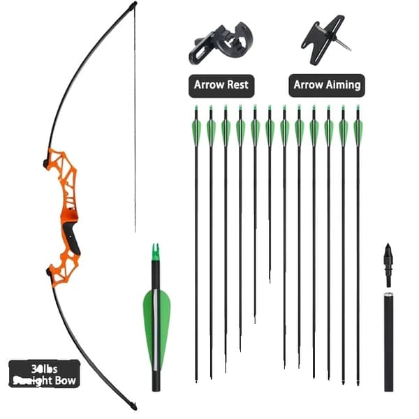 Recurvebåge, demonterbar design, siktpunkt, Typ A 30lbs set 1