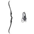 Miniatyrbillede 1 af 2: Recurve Bue, ILF System, Vægtområde på 25-60lbs, sort 60lbs