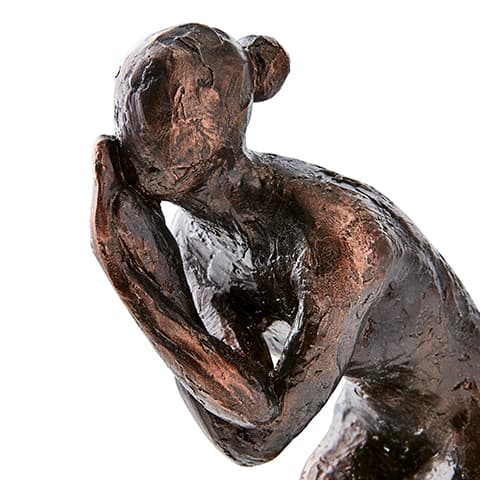 POSE Kvinna i yoga ställning stående på ett ben L12xB7xH28 cm