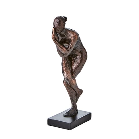 POSE Kvinna i yoga ställning stående på ett ben L12xB7xH28 cm