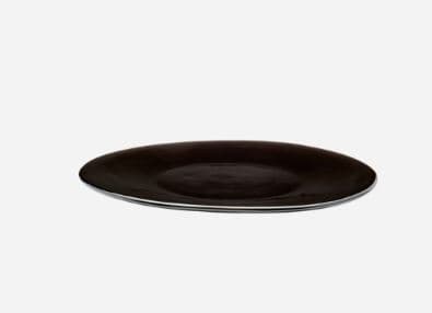 AMELIA Tallrik 4 st svart Ø31 cm stengods