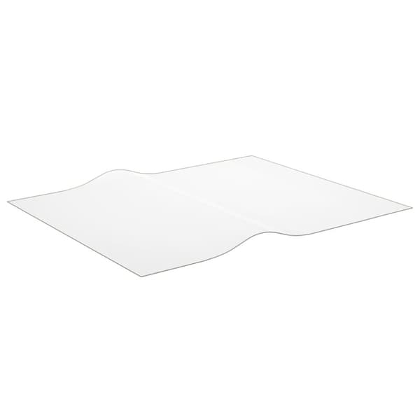 vidaXL bordbeskytter 100x90 cm 2 mm PVC mat