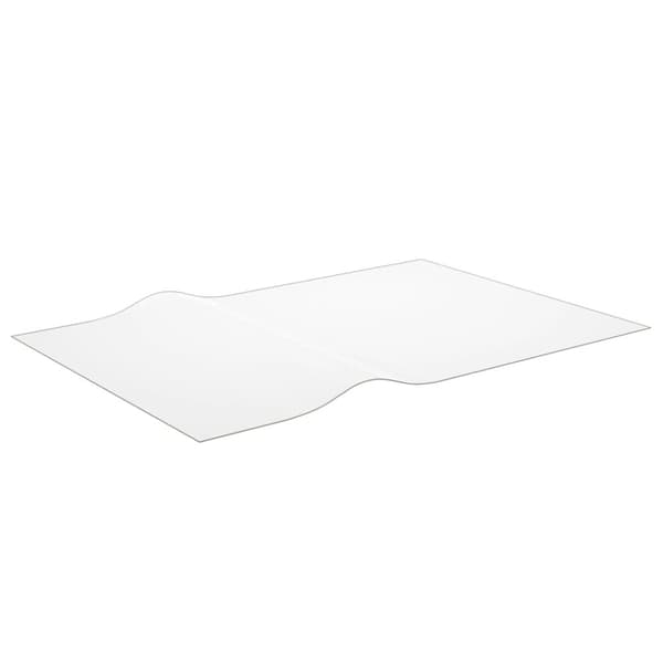 vidaXL Pöytäsuoja läpinäkyvä 160x90 cm 2 mm PVC - Pöytätarvikkeet