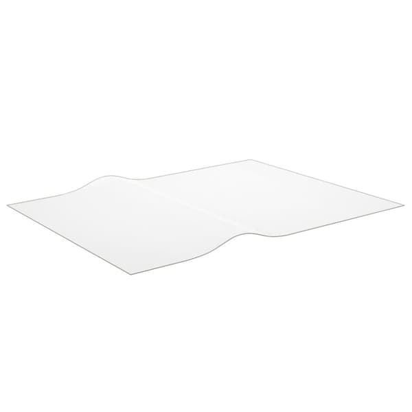 vidaXL Pöytäsuoja läpinäkyvä 120x90 cm 2 mm PVC - Pöytätarvikkeet