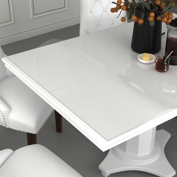 vidaXL Pöytäsuoja läpinäkyvä 120x90 cm 2 mm PVC -  Pöytätarvikkeet