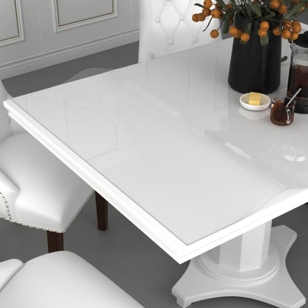 vidaXL Bordsskydd genomskinligt 100x60 cm 2 mm PVC -  Bordstillbehör