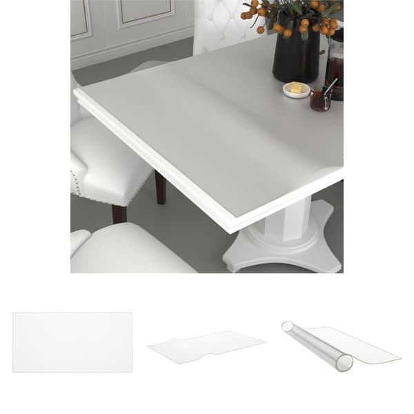 The Living Store Pöytäsuoja matta 200x100 cm 2 mm PVC - Pöytätarvikkeet