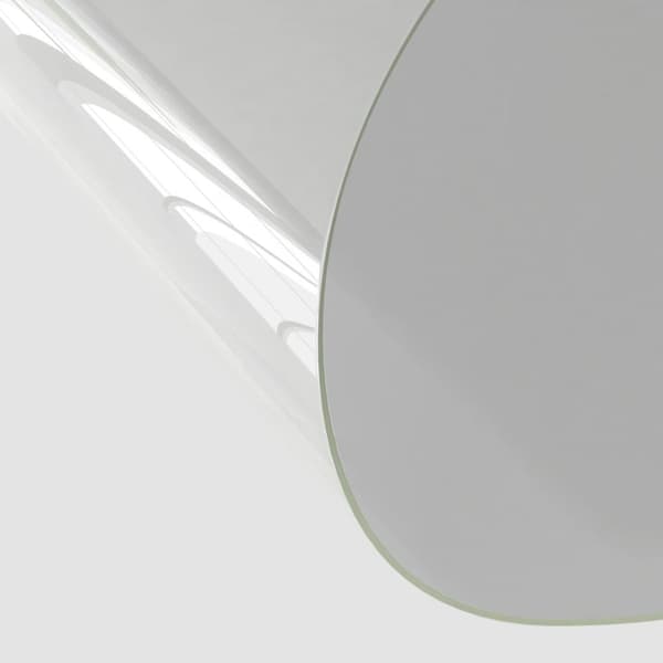 The Living Store Bordsskydd genomskinligt Ø 120 cm 2 mm PVC -  Bordstillbehör