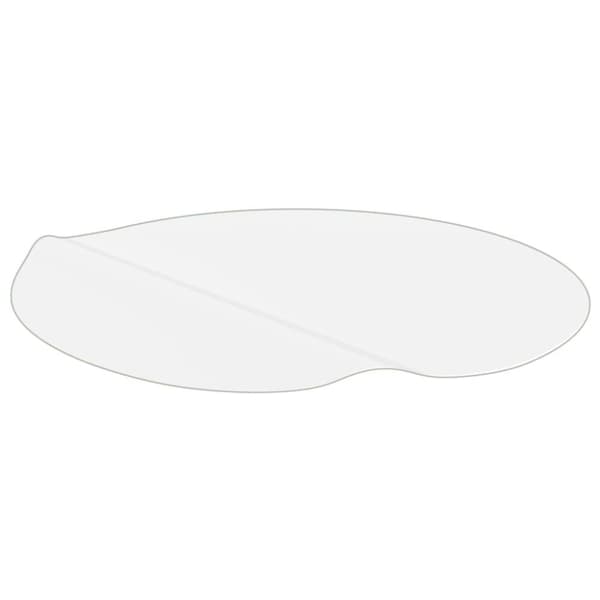 The Living Store Bordsskydd genomskinligt Ø 120 cm 2 mm PVC -  Bordstillbehör