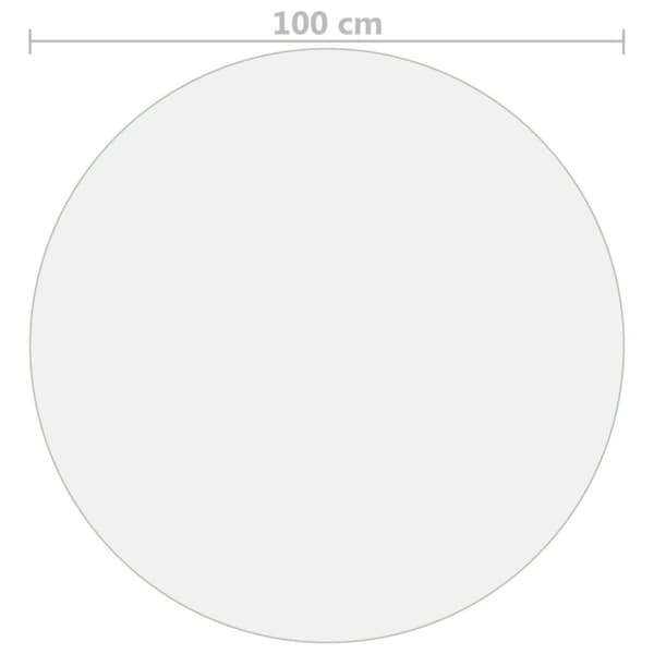 Bordstillbehör - Living Bordsskydd genomskinligt Ø 100 cm 2 mm PVC