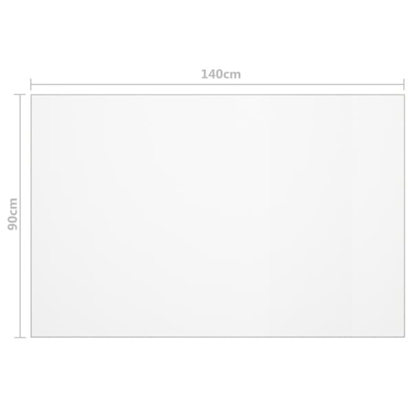 Borde – tilbehør - Living bordbeskytter 140x90 cm 1,6 mm PVC transparent