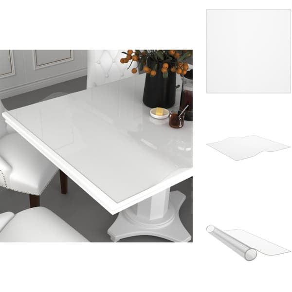 Borde – tilbehør - Living bordbeskytter 80x80 cm 1,6 mm PVC transparent
