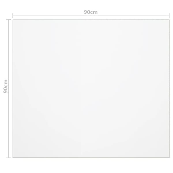 Pöytätarvikkeet - Living Pöytäsuoja läpinäkyvä 90x90 cm 2 mm PVC
