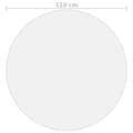 Miniatyrbillede 6 af 6: Borde – tilbehør - Living bordbeskytter Ø 110 cm 2 mm PVC mat