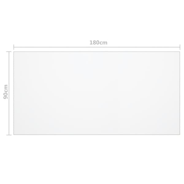 Pöytätarvikkeet - Living Pöytäsuoja läpinäkyvä 180x90 cm 2 mm PVC
