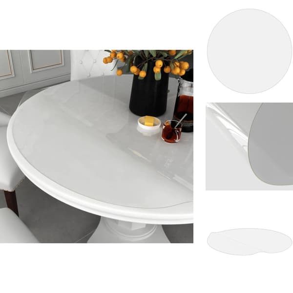 Pöytätarvikkeet - Living Pöytäsuoja läpinäkyvä Ø 60 cm 2 mm PVC