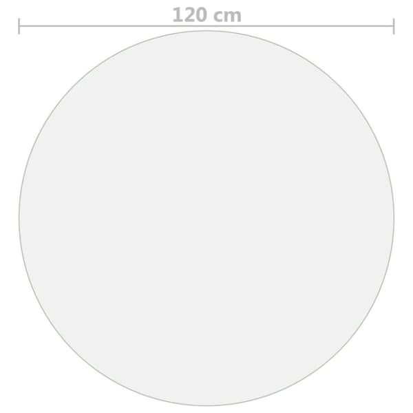 Pöytäsuoja matta Ø 120 cm 2 mm PVC - Pöytäsuoja - Pöytäsuojat - Home & Living