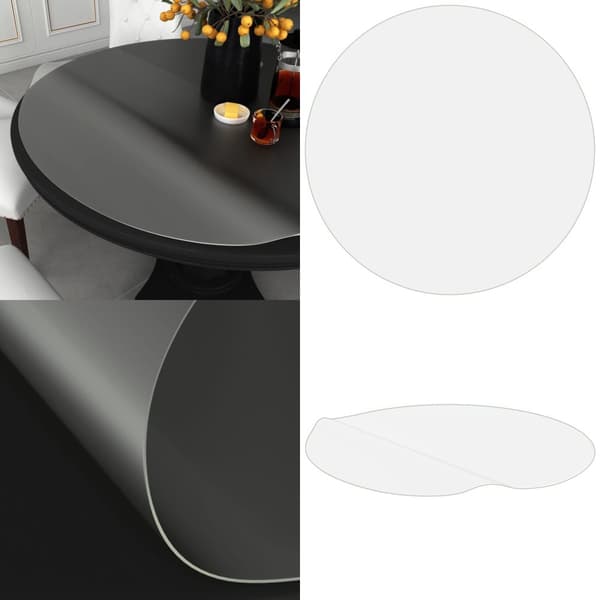 Pöytäsuoja matta Ø 120 cm 2 mm PVC - Pöytäsuoja - Pöytäsuojat - Home & Living