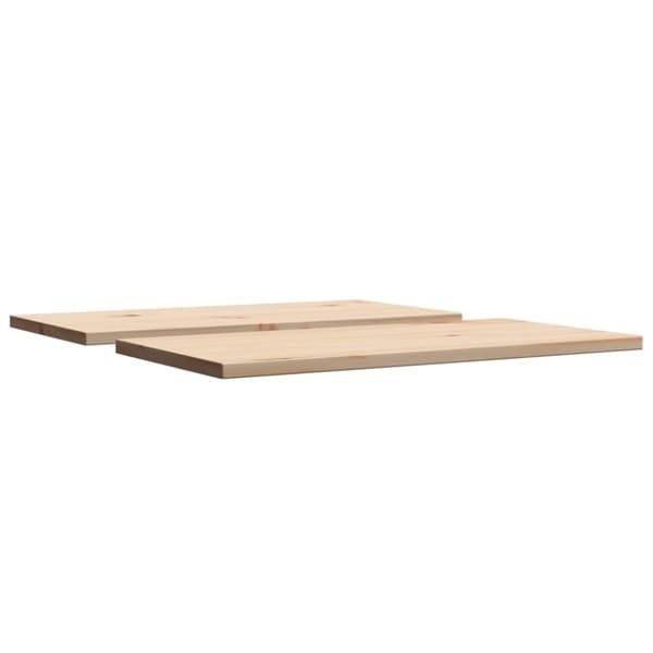 Bordsskivor 2 st 60x30x1,7 cm rektangulär massiv furu