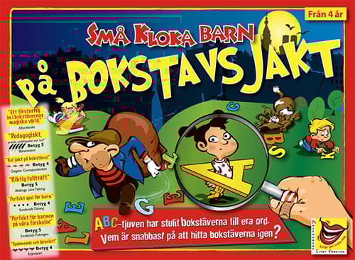 Små kloka barn på bokstavsjakt - Brädspel