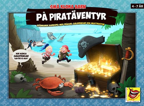 Små kloka barn på piratäventyr - Brädspel