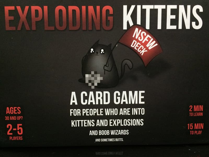 Exploding Kittens: NSFW Edition (Suomalainen versio) - Lautapeli