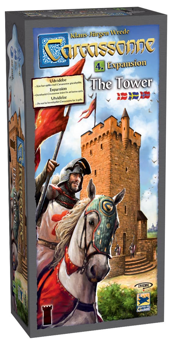 Carcassonne: Exp4 Tower (Svensk version) - BrÃ¤dspel